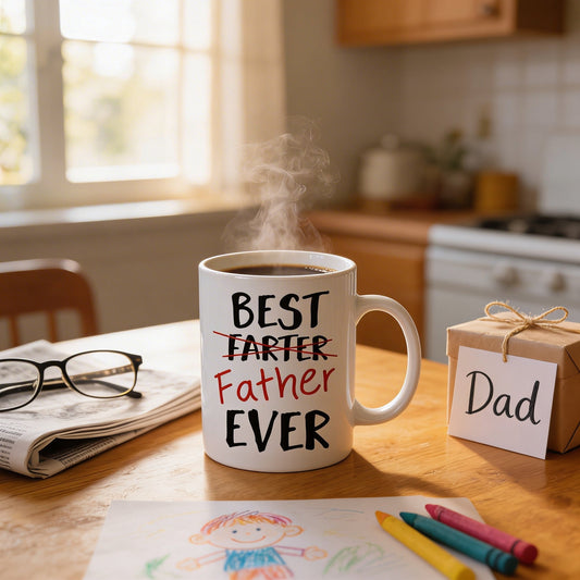 Coffee Mug for Dad - Father's Day Gift Joyful Moose