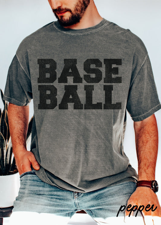 *BASEBALL University Tee *12 Colors (S-4X) Chloe Vs Tank The Boutique