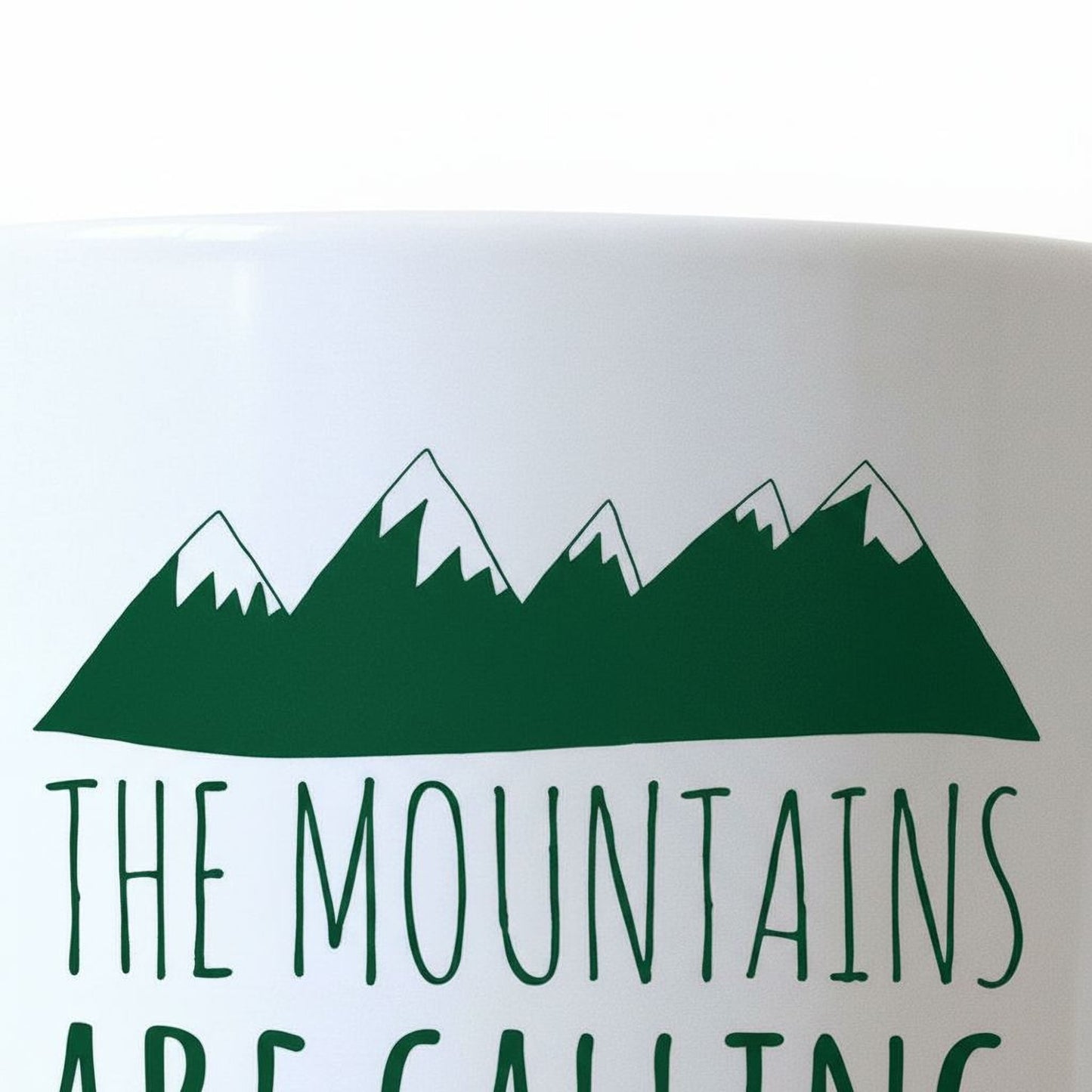 Mountain Coffee Mug – Ceramic Rocky Mountain Mug | Dishwasher Safe, Camping Gift Joyful Moose