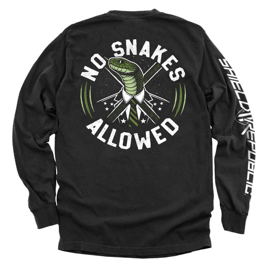 No Snakes Allowed Shield Republic