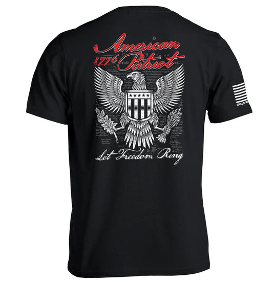 American Patriot Let Freedom Ring Shield Republic