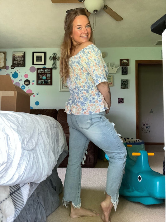 Essie Floral Smoked Top Thread & Co. Boutique, LLC