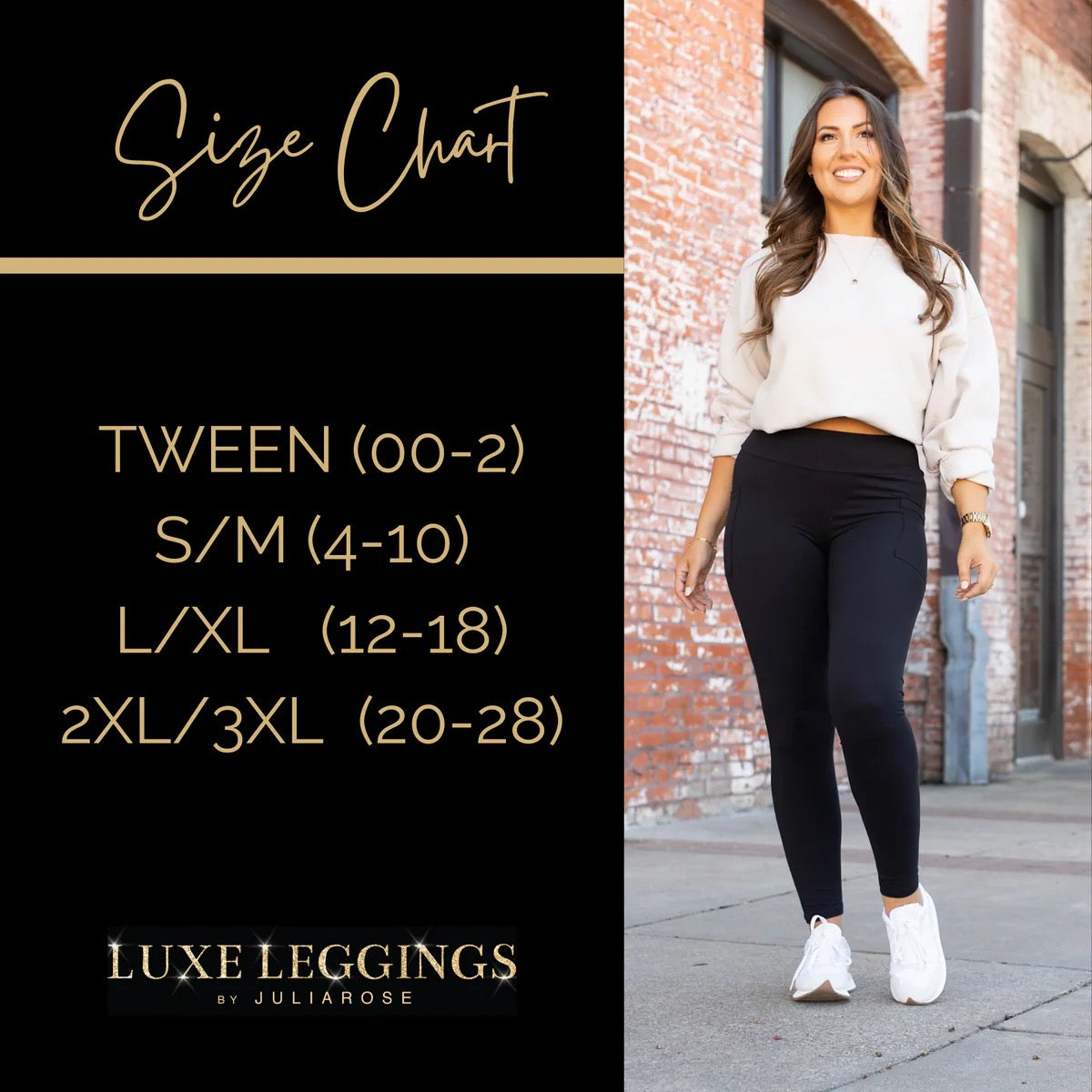 Navy Flare Leggings with Pockets Thread & Co. Boutique, LLC