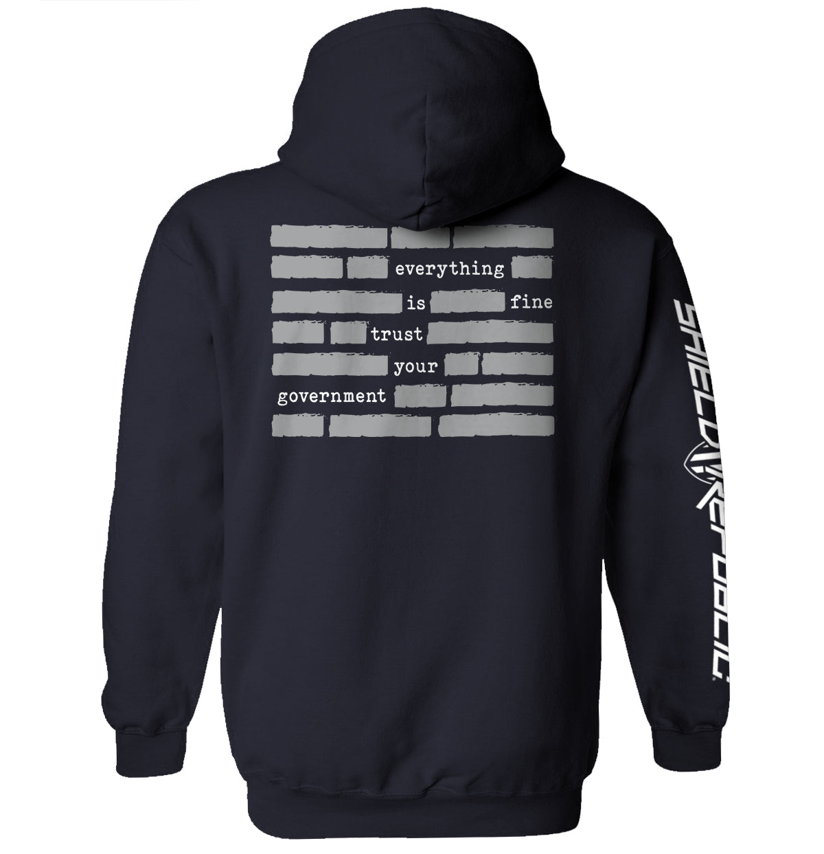 Trust The Government Redacted Shield Republic