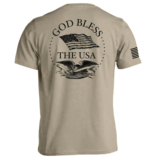 God Bless the USA Shield Republic