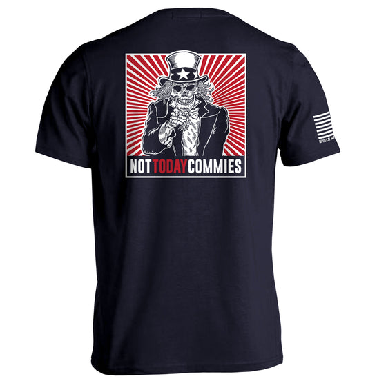 Not Today Commies Uncle Sam (Black) Shield Republic
