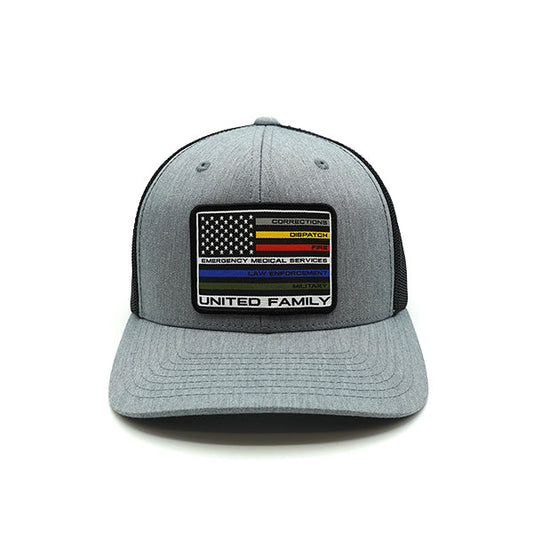 United Family Woven Patch Hat Shield Republic