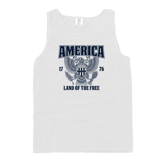 America Land Of The Free Shield Republic