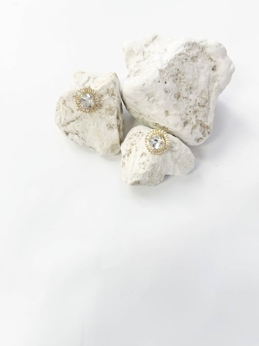 Large Rhinestone Studs, Gold Thread & Co. Boutique, LLC
