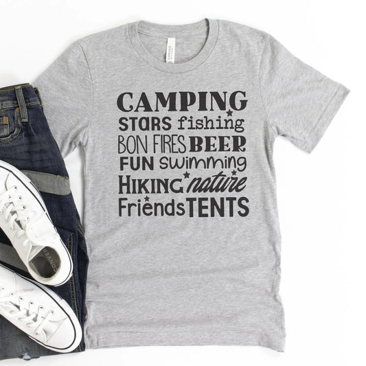 Camping shirt, hiking shirt, camping gift, nature shirt, outdoor shirts, hike t-shirt, fishing shirt, nature fathers day gift Joyful Moose