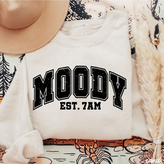 Moody 7am Sweatshirt *7 Colors (S-3X) Chloe Vs Tank The Boutique