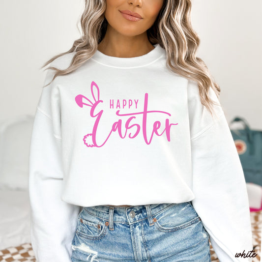 Happy Easter Sweatshirt *9 Colors (S-3X) Chloe Vs Tank The Boutique
