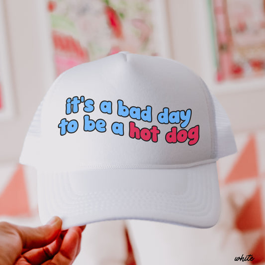 Hot Dog Trucker Hat *7 COLORS Chloe Vs Tank The Boutique