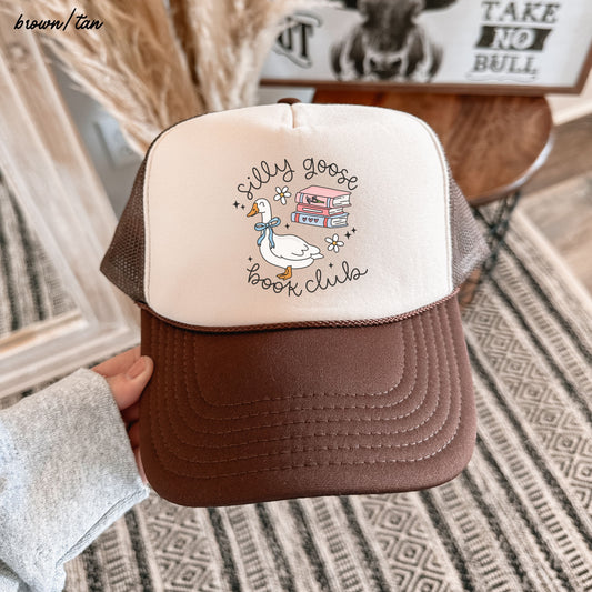 Silly Goose Book Club Trucker Hat *13 COLORS Chloe Vs Tank The Boutique
