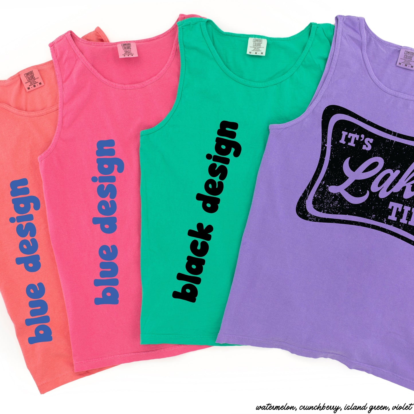 Lake Time Tank *10 Colors (S-3X) Chloe Vs Tank The Boutique