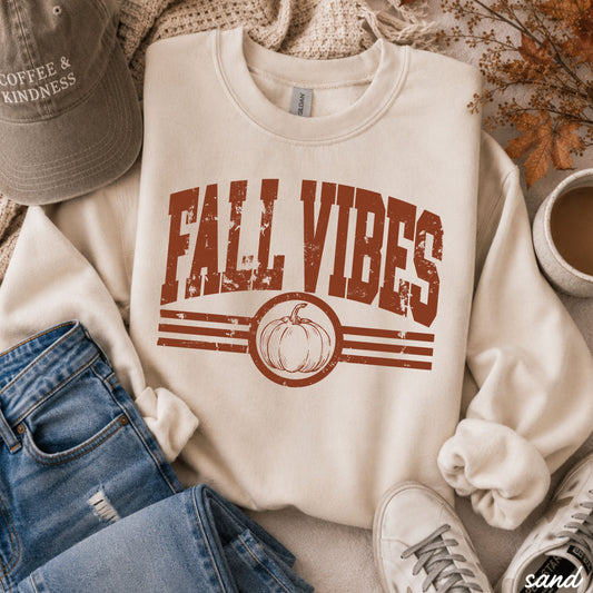 Fall Vibes Sweatshirt *8 Colors (S-3X) Chloe Vs Tank The Boutique