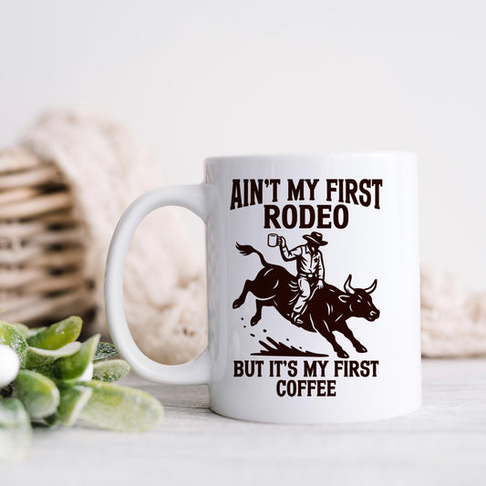 Cowboy Coffee Mug - Funny Western Ceramic Drinkware, Dishwasher Safe Gift Joyful Moose