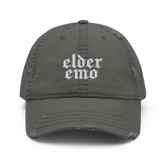 Elder Emo Distressed Dad Cap Goth Cloth Co.
