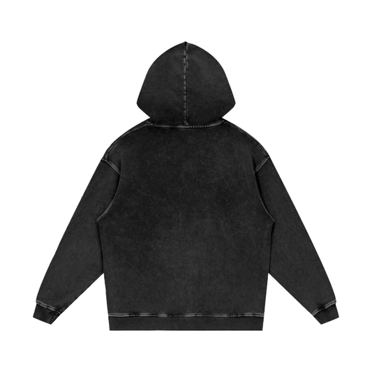 Exquisite Creature Acid Wash Oversize Hoodie Goth Cloth Co.