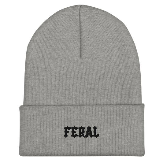 Feral Gothic Knit Beanie Goth Cloth Co.
