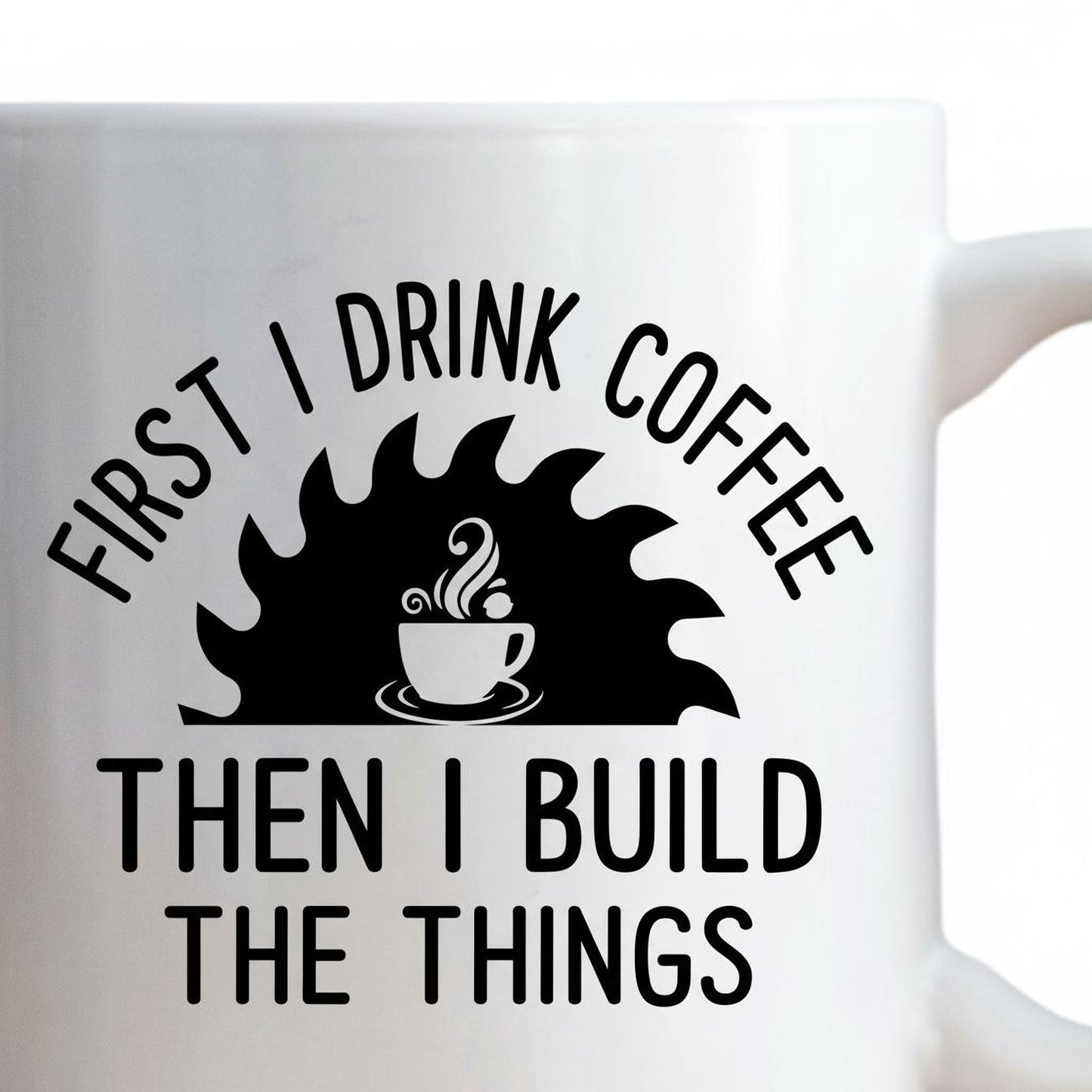 Carpenter Coffee Mug – Builder Gift Idea | Woodworker Gift | Dishwasher Safe Ceramic Mug Joyful Moose