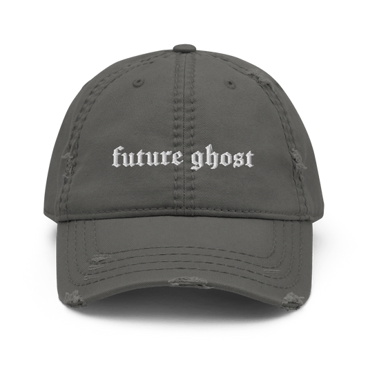 Future Ghost Gothic Distressed Dad Cap Goth Cloth Co.