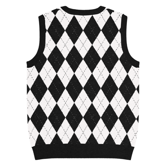 Carnival Chic Knit V-Neck Vest Goth Cloth Co.