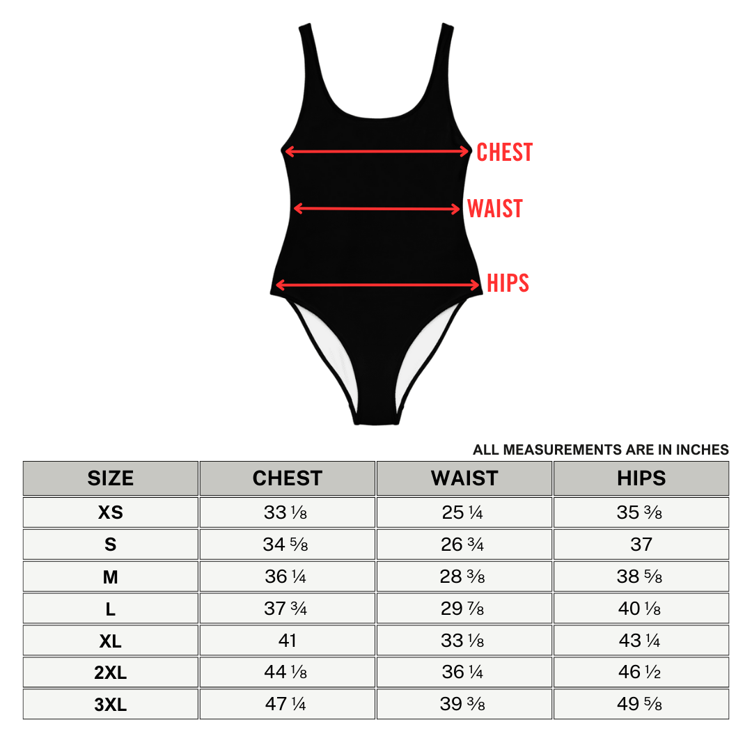 Ouija Board One-Piece Swimsuit Goth Cloth Co.