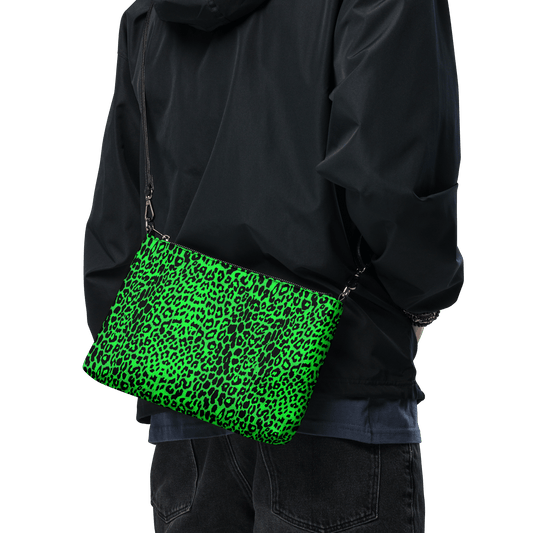 Lime Leopard Crossbody Bag Goth Cloth Co.