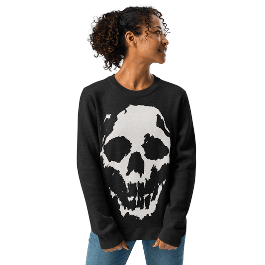 Night Terrors Knit Crewneck Sweater Goth Cloth Co.