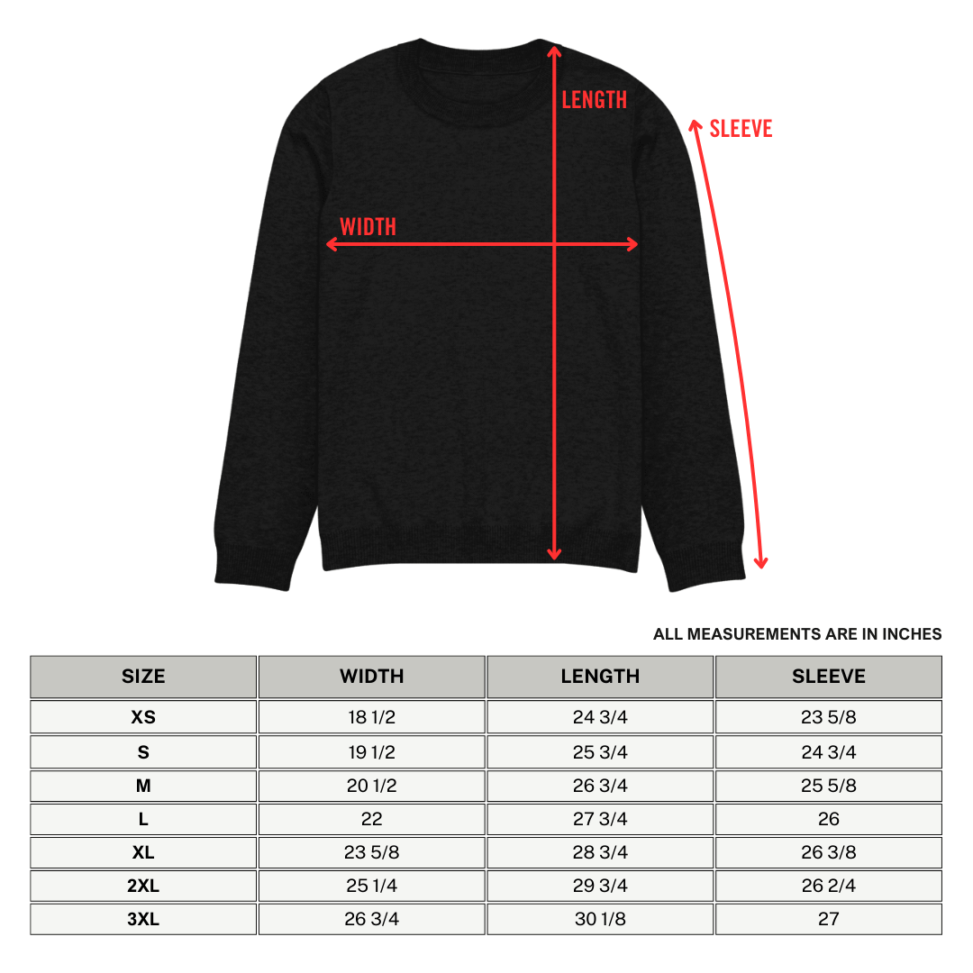 Web Weaver Knit Crew Neck Sweater Goth Cloth Co.