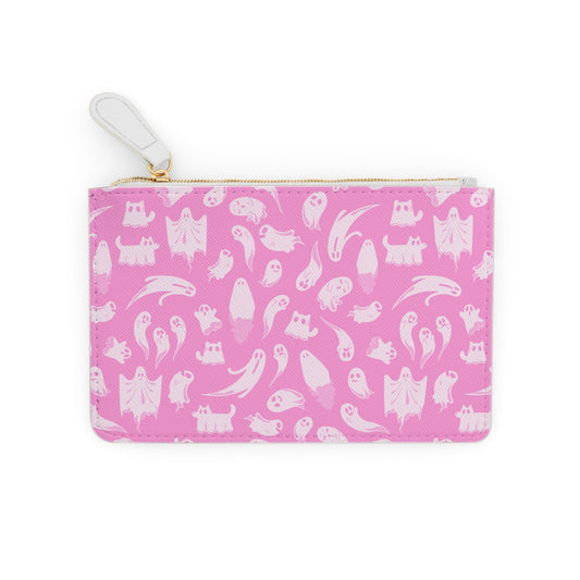 Pretty in Pink Ghost Mini Clutch Bag Goth Cloth Co.