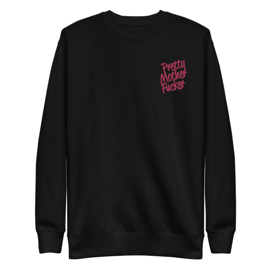 Pretty Mother Fucker Embroidered Unisex Sweatshirt Goth Cloth Co.