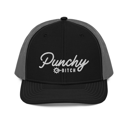 Punchy Bitch Hat - White Logo Wild Cactus Boutique