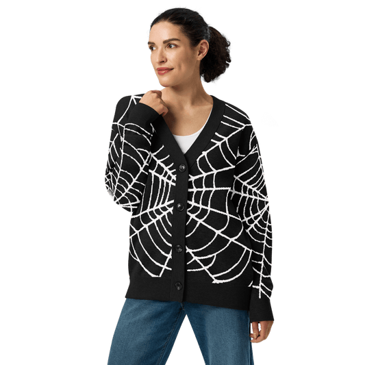 Web Weaver Knit Cardigan Goth Cloth Co.