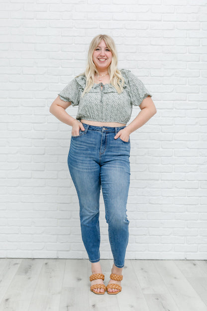 Golden Hour Top in Sage Thread & Co. Boutique, LLC
