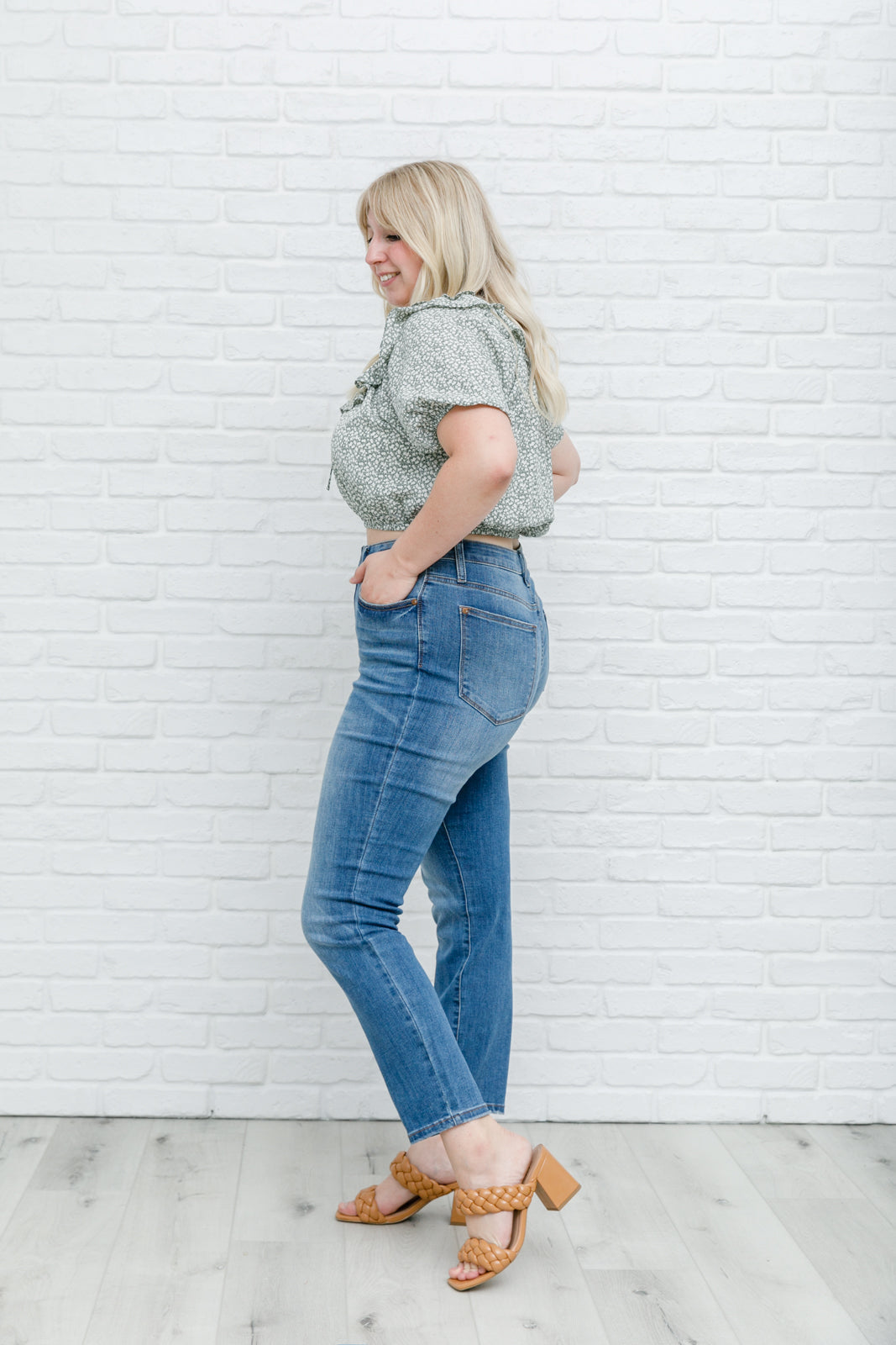 Golden Hour Top in Sage Thread & Co. Boutique, LLC