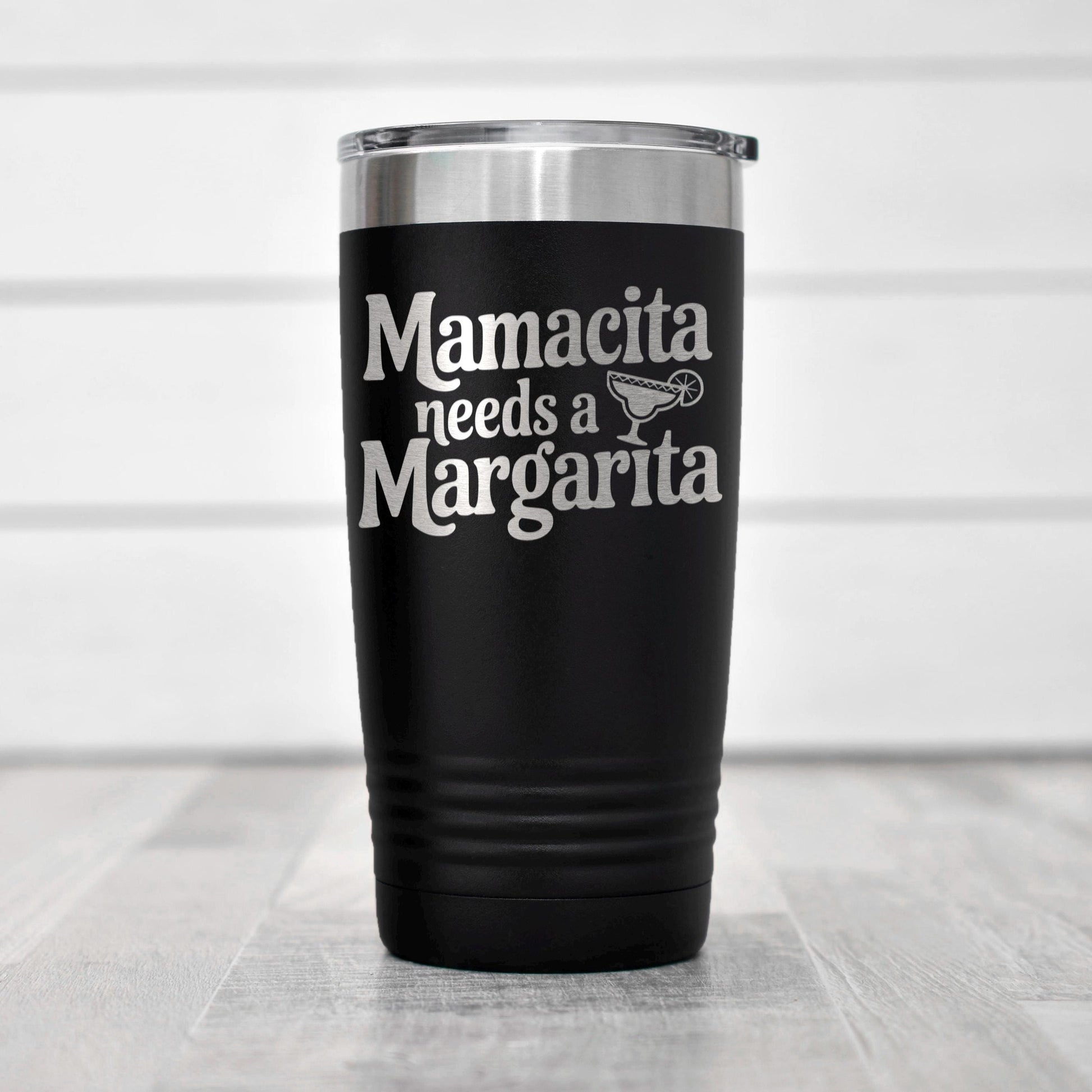 Stainless Steel Tumbler - Mamacita Needs a Margarita | Insulated Travel Mug Joyful Moose