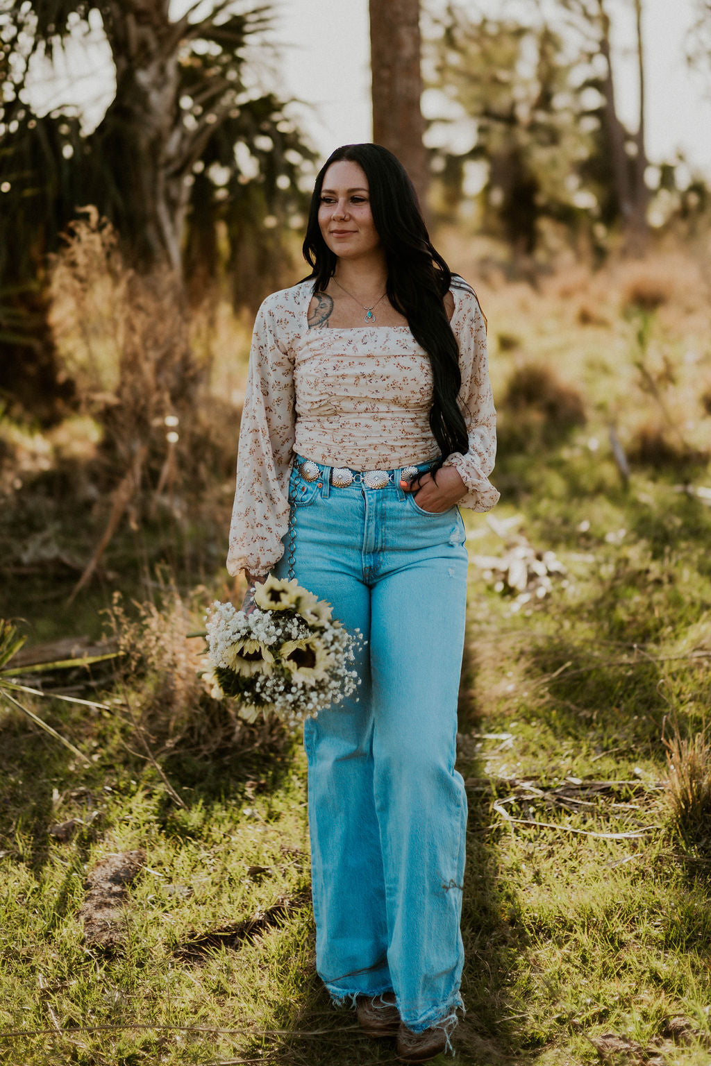 Sammi's Spring Floral Top Wild Cactus Boutique