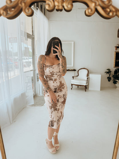 Desert Bloom Midi Dress Wild Cactus Boutique