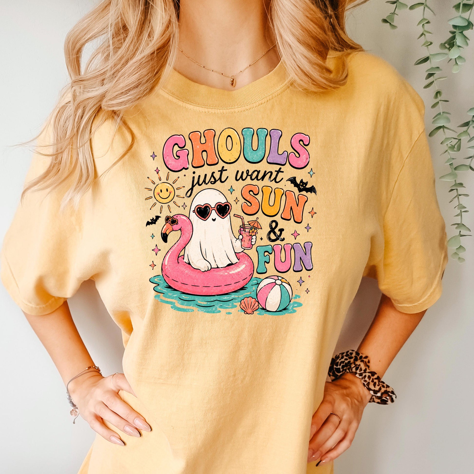 Summerween Shirt - Retro Spooky Beach Tee | Pastel Goth Halloween Summer Top Joyful Moose