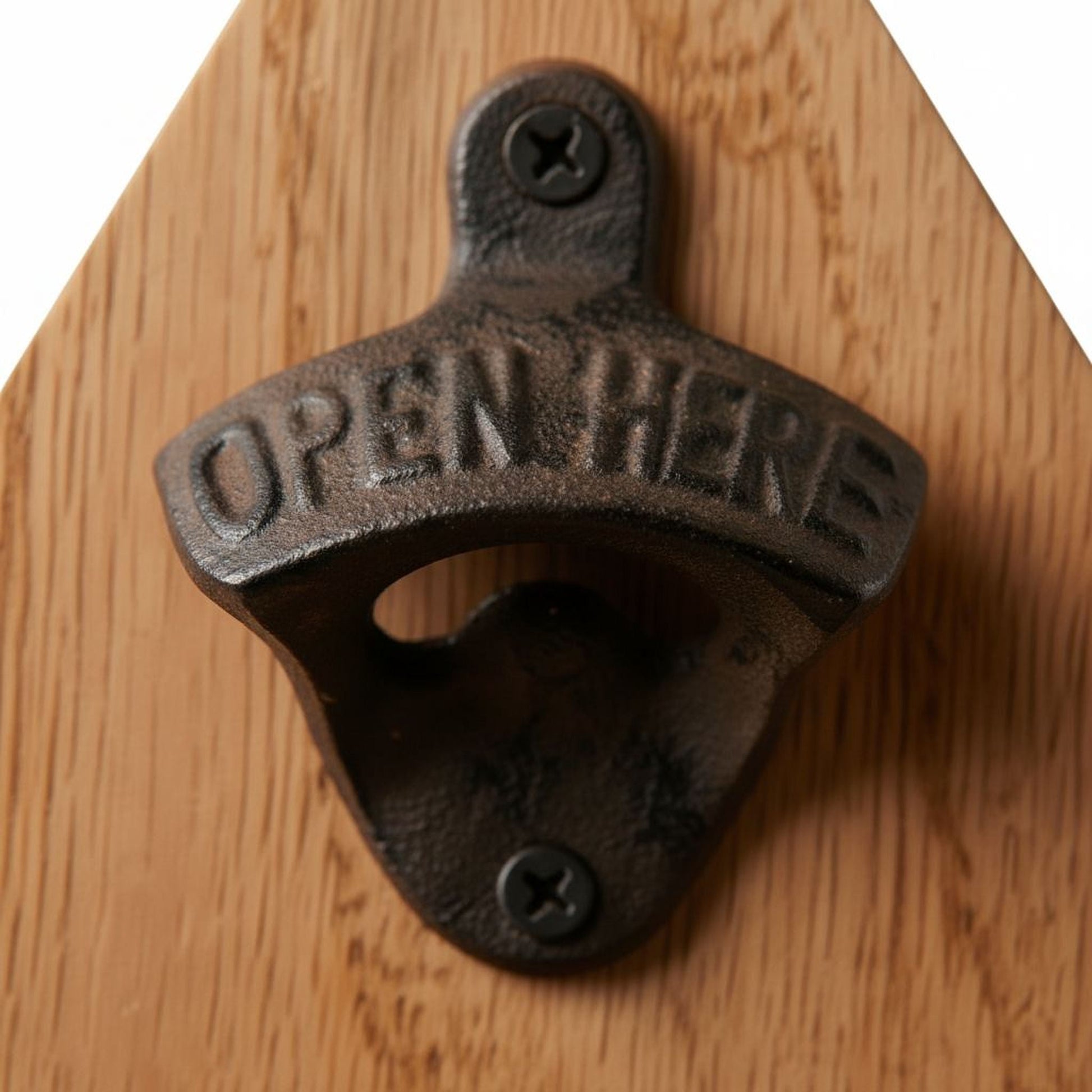 Personalized Motorcycle Wood Sign - Motorcycle Gift for him - Rustic Beer Bottle Opener Joyful Moose