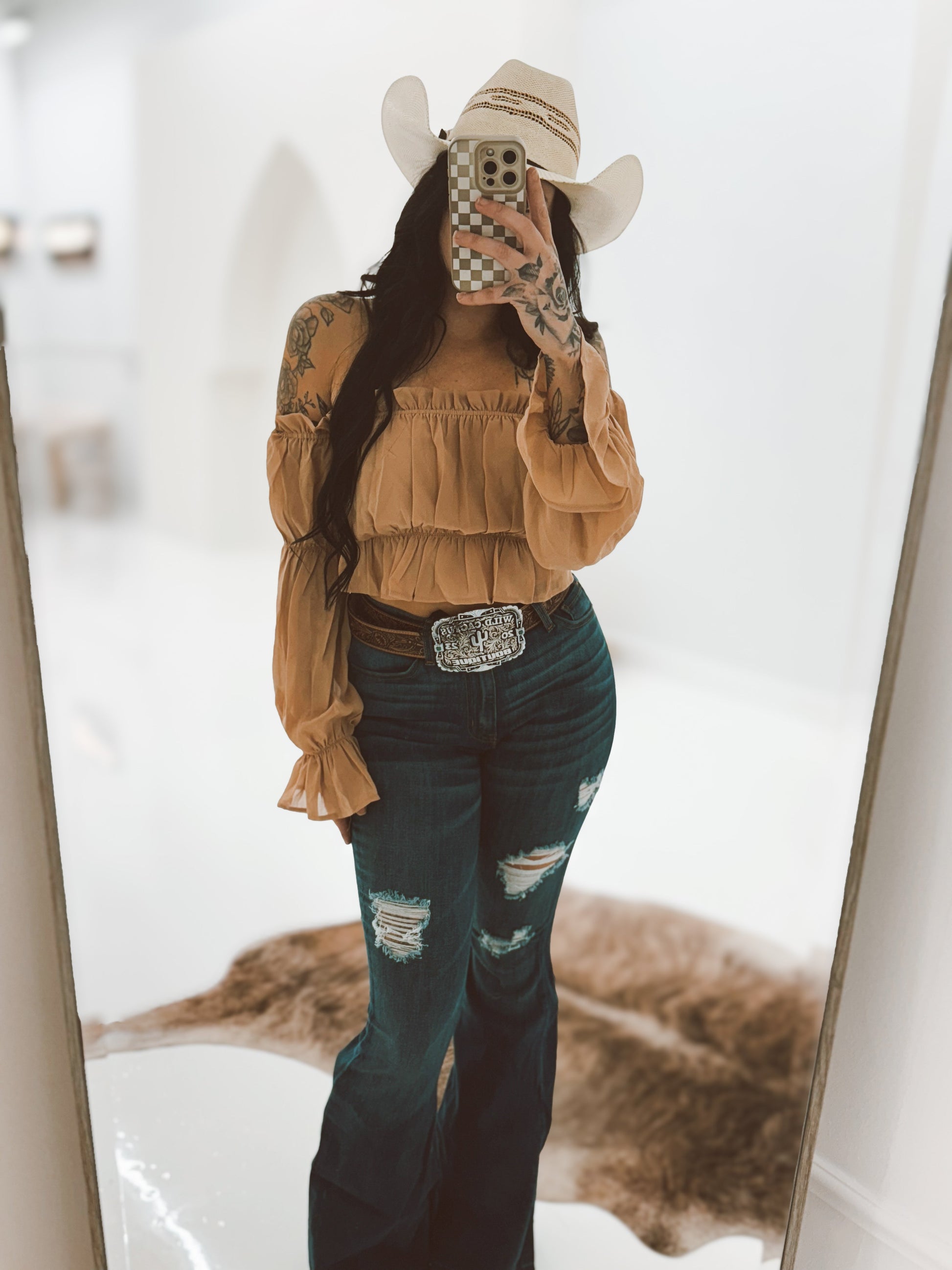 Caroline's Boho Top Wild Cactus Boutique