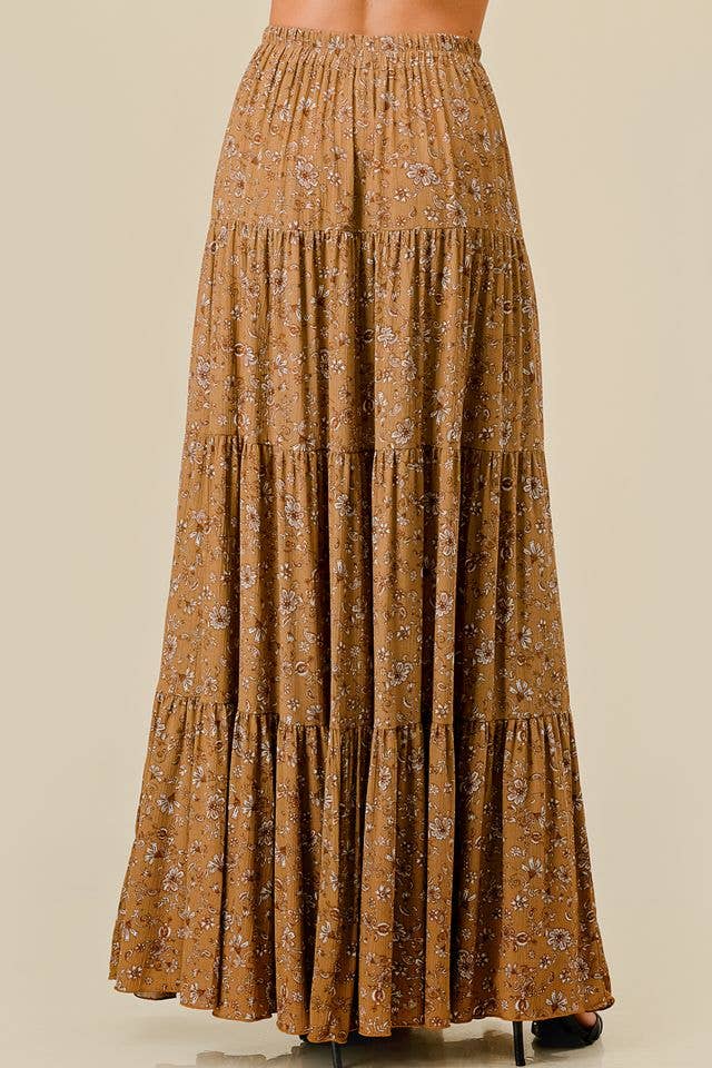 Preston's Floral Maxi Skirt Wild Cactus Boutique