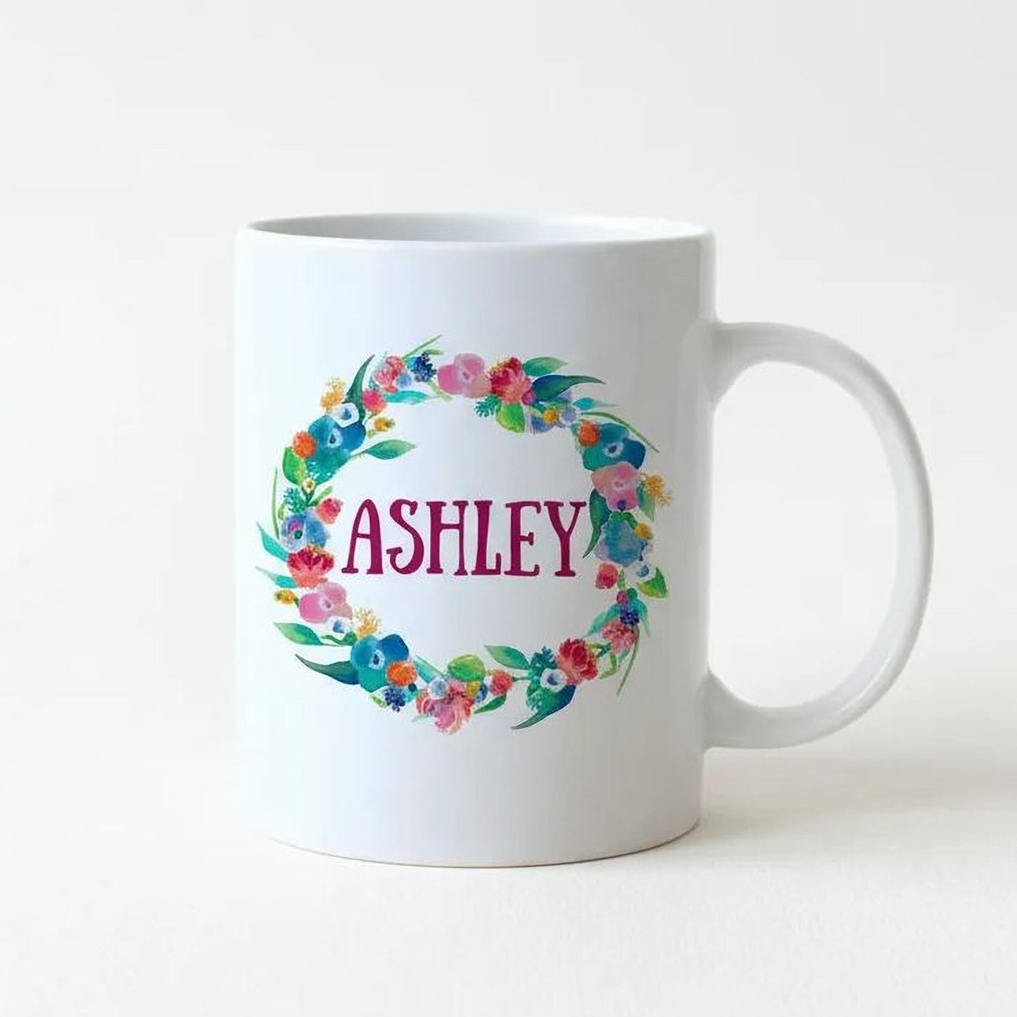 Floral Watercolor Mug - Personalized Gift for Bridesmaids Joyful Moose
