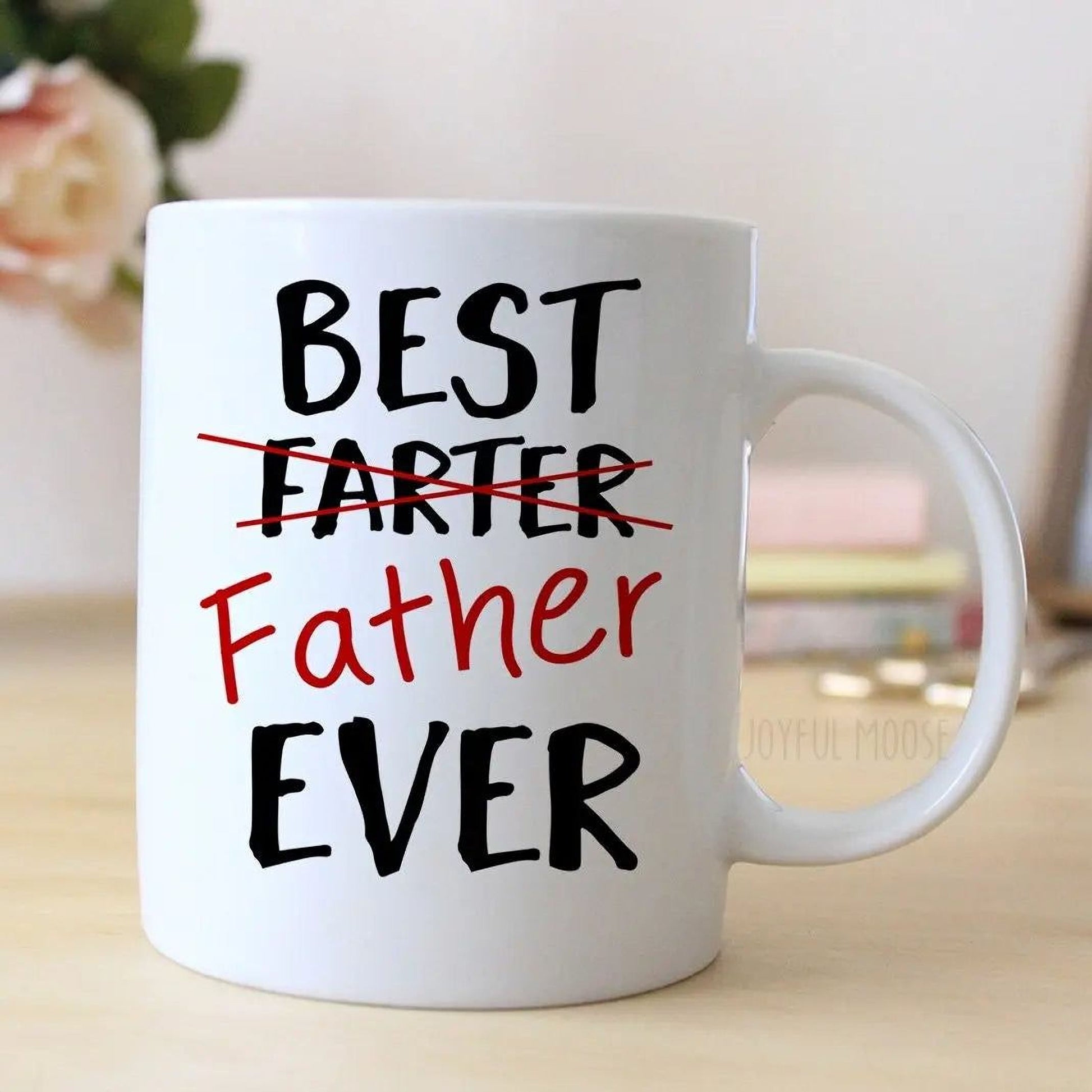 Coffee Mug for Dad - Father's Day Gift Joyful Moose