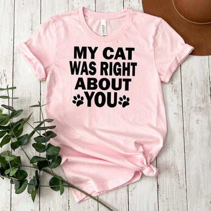 Funny Cat Shirt – Bella Canvas Tee | Cute Cat Mom Shirt Gift Ideas Joyful Moose