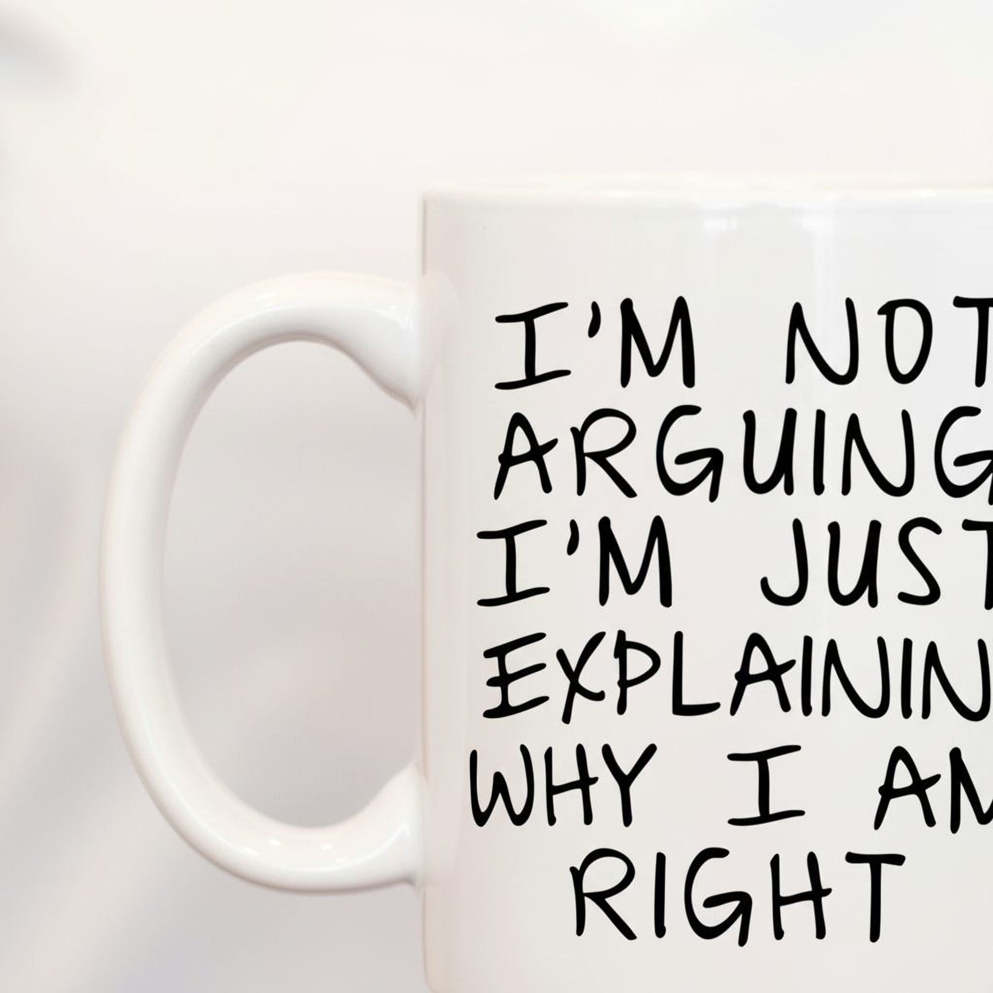Funny Coffee Mugs – Ceramic Birthday Gift for Men | Dishwasher Safe Mug Joyful Moose