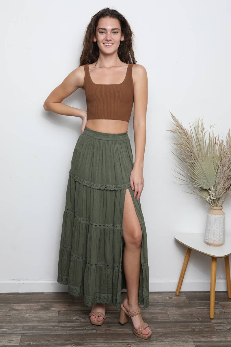 Autumn's Boho Maxi Skirt Wild Cactus Boutique