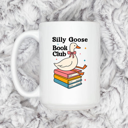 Book Club Mug – Quirky Coffee Cup for Book Lovers | Ceramic, Microwave Safe Joyful Moose